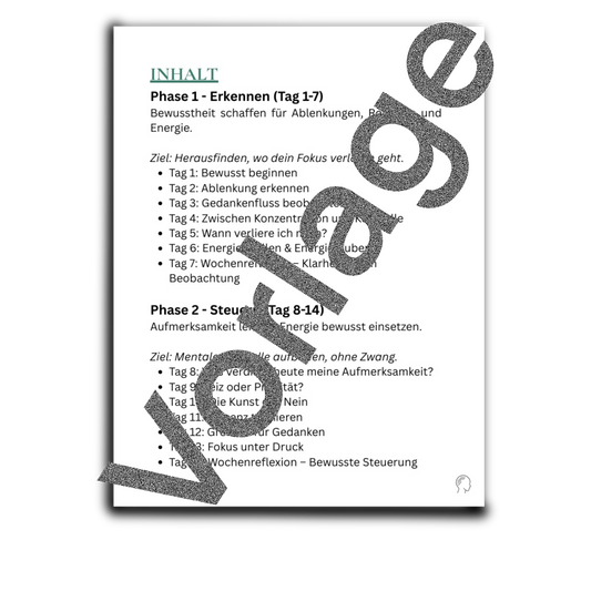 MindFocus. - Edition 01